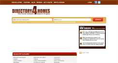 Desktop Screenshot of directory4homes.com